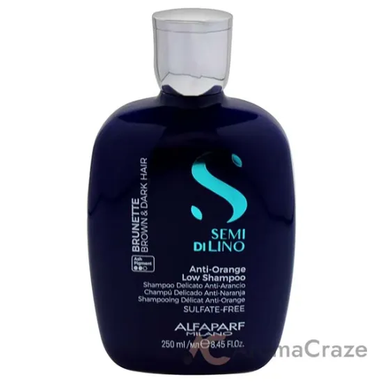Picture of Semi Di Lino Brunette Anti-Orange Low Shampoo by Alfaparf Milano for Unisex - 8.45 oz Shampoo