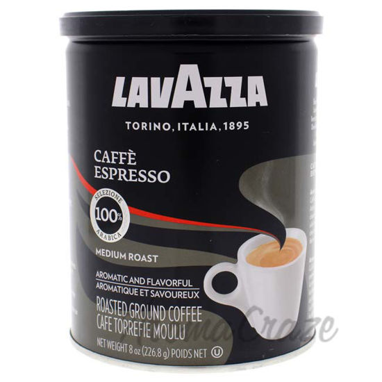 Picture of Caffe Espresso Medium Roast Ground Coffee by Lavazza for - 24 x 8 oz