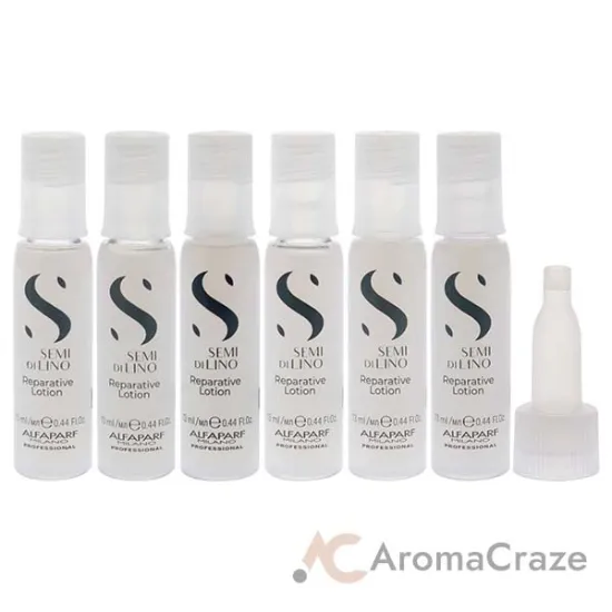 Picture of Semi Di Lino Reconstruction Reparative Lotion by Alfaparf Milano for Unisex - 6 x 0.44 oz Lotion
