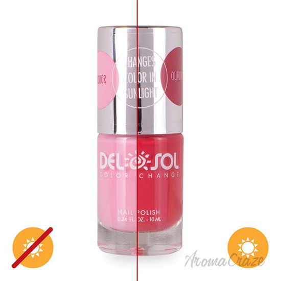 Picture of Color-Changing Nail Polish - Drops of Jupiter by DelSol for Women - 0.34 oz
