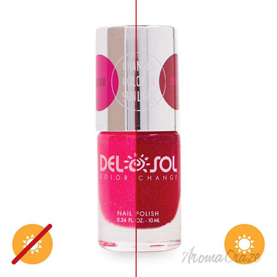 Picture of Color-Changing Nail Polish - Get Your Pink On by DelSol for Women - 0.34 oz