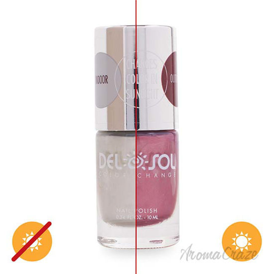 Picture of Color-Changing Nail Polish - Silver Skies by DelSol for Women - 0.34 oz