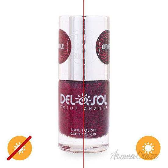 Picture of Color-Changing Nail Polish - Triple Dig it Drama by DelSol for Women - 0.34 oz