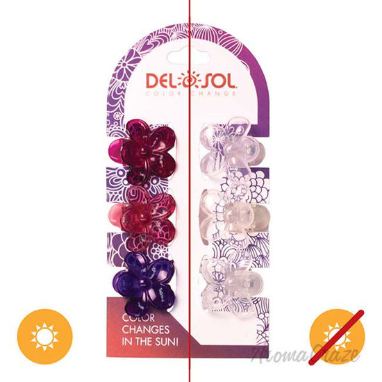 Picture of Color-Changing Hair Prongs - Flowers by DelSol for Women - 1 Pc