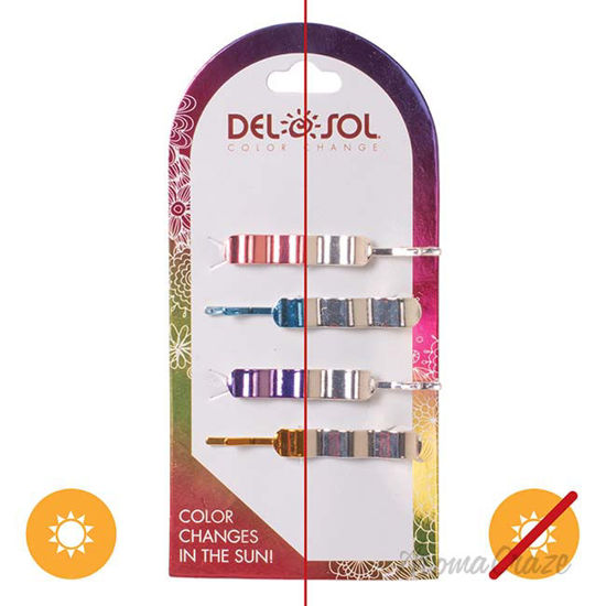 Picture of Color-Changing Hair Pins - Ribbons by DelSol for Women - 1 Pc