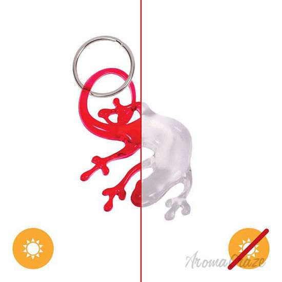 Picture of Color-Changing Key Chain Lizard - Red by DelSol for Women - 1 Pc