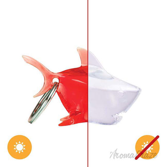 Picture of Color-Changing Key Chain Shark - Red by DelSol for Women - 1 Pc
