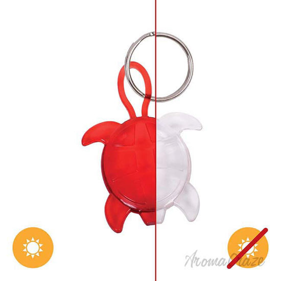 Picture of Color-Changing Key Chain Turtle - Red by DelSol for Women - 1 Pc