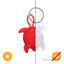 Picture of Color-Changing Key Chain Turtle - Red by DelSol for Women - 1 Pc