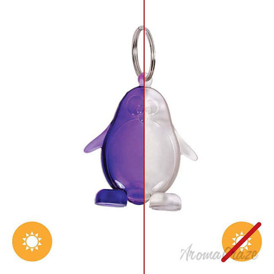 Picture of Color-Changing Key Chain Penguin - Purple by DelSol for Women - 1 Pc