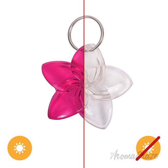 Picture of Color-Changing Key Chain Flower - Pink by DelSol for Women - 1 Pc
