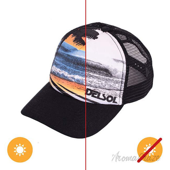 Picture of Color-Changing Trucker Hat - Ocean Surf by DelSol for Unisex - 1 Pc
