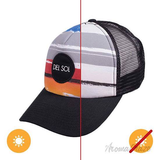Picture of Color-Changing Trucker Hat - Sunny Rays by DelSol for Unisex - 1 Pc