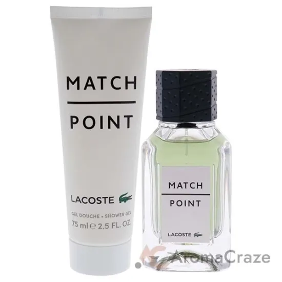 Picture of Match Point by Lacoste for Men - 2 Pc Gift Set 1.6oz EDT Spray, 2.5oz Shower Gel