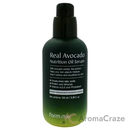 Picture of Real Avocado Nutrition Oil Serum by FarmStay for Women - 3.38 oz Serum