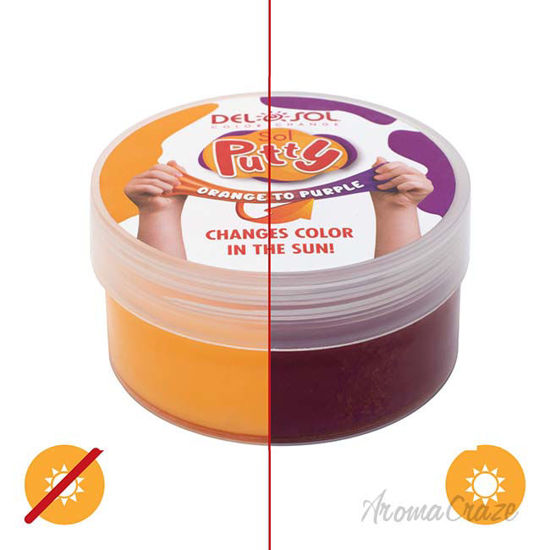 Picture of Color-Changing Sol Putty - Orange to Purple by DelSol for Unisex - 1 Pc