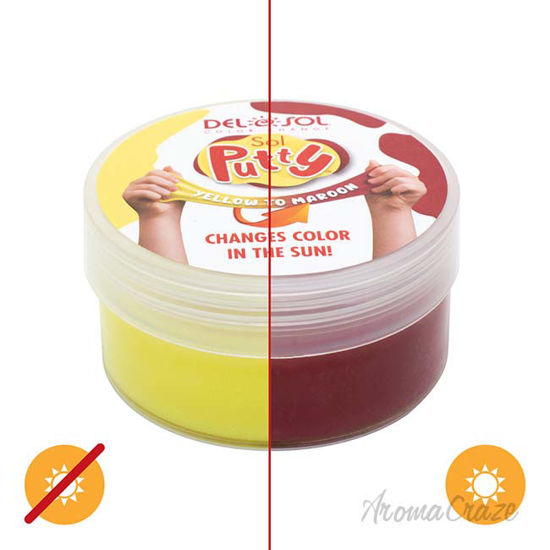 Picture of Color-Changing Sol Putty - Yellow to Red by DelSol for Unisex - 1 Pc