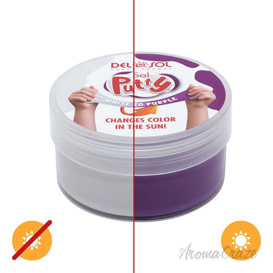 Picture of Color-Changing Sol Putty - White to Purple by DelSol for Unisex - 1 Pc