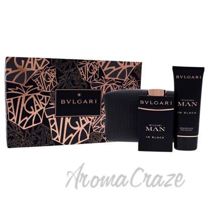 Picture of Bvlgari Man In Black by Bvlgari for Men - 3 Pc Gift Set 