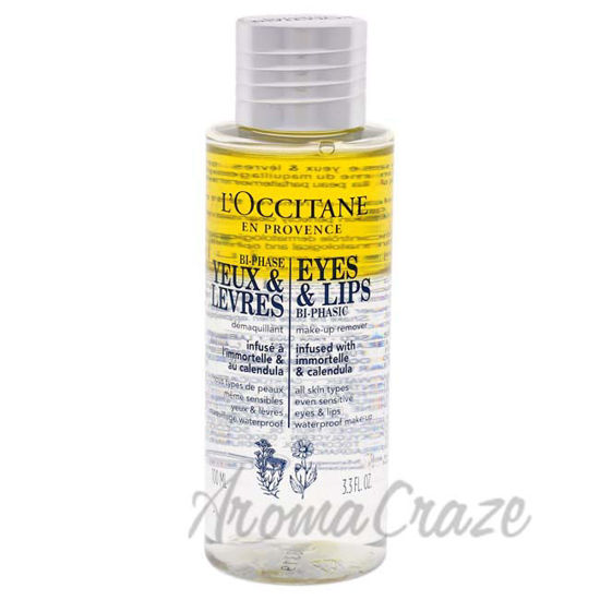 Picture of Eyes and Lips Bi-Phasic by LOccitane for Unisex - 3.3 1 Pc