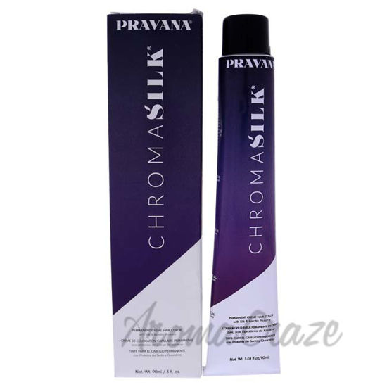 Picture of ChromaSilk Creme Hair Color - 1N Black by Pravana for Unisex - 3 oz