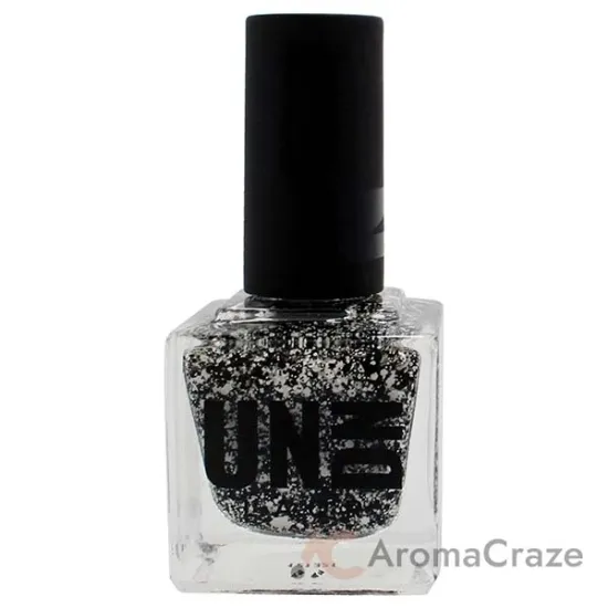 Picture of Vegan Nail Polish - 0201 Black-White Splatter by UNDN for Women - 0.5 oz Nail Polish