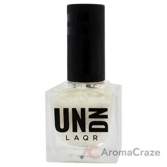 Picture of Vegan Nail Polish - 0202 White Splatter by UNDN for Women - 0.5 oz Nail Polish