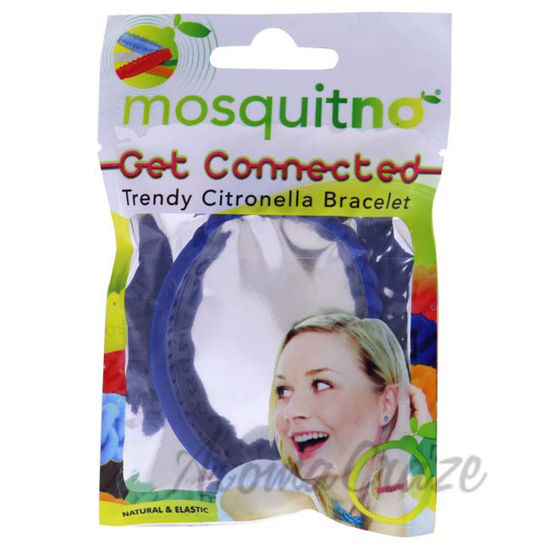 Picture of Get Connected Citronella Bracelet - Blue by Mosquitno for Unisex - 1 Pc Bracelet