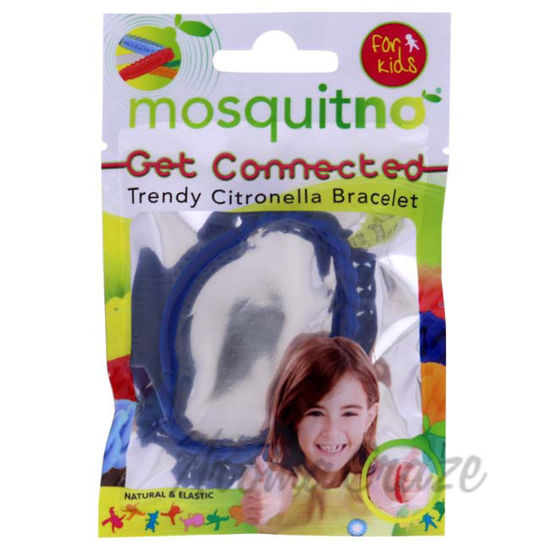 Picture of Get Connected Citronella Bracelet - Blue by Mosquitno for Kids - 1 Pc Bracelet
