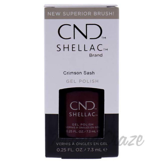 Picture of Shellac Nail Color - Crimson Sash by CND for Women - 0.25 oz