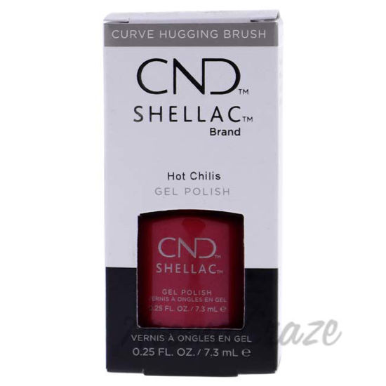 Picture of Shellac Nail Color - Hot Chilis by CND for Women - 0.25 oz