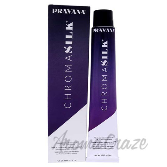 Picture of ChromaSilk Creme Hair Color - 6.5 Dark Mahogany Blonde by Pravana for Unisex - 3 oz