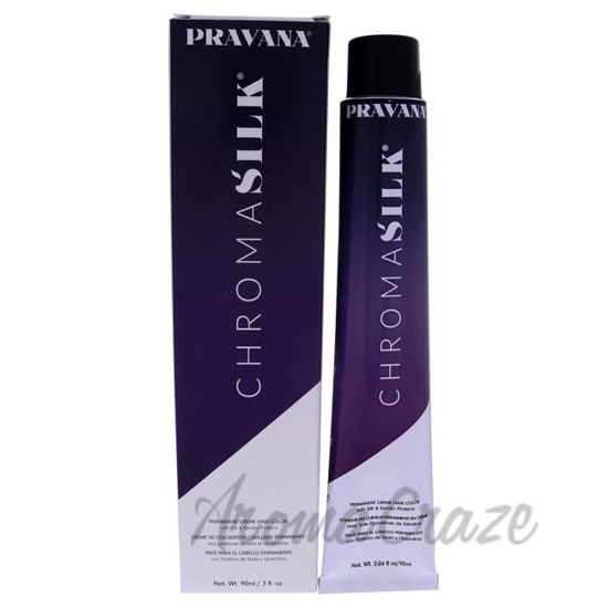 Picture of ChromaSilk Creme Hair Color - 4.37 Golden Violet Brown by Pravana for Unisex - 3 oz