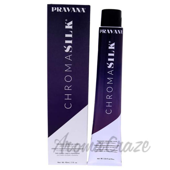 Picture of ChromaSilk Creme Hair Color - 6.35 Dark Golden Mahogany Blonde by Pravana for Unisex - 3 oz