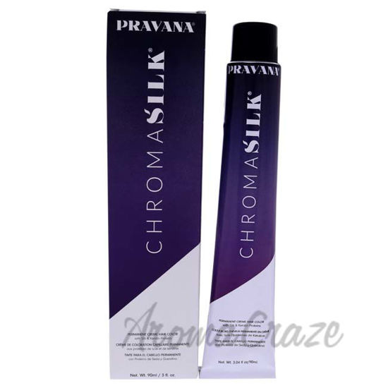 Picture of ChromaSilk Creme Hair Color - 7.11 Intense Ash Blonde by Pravana for Unisex - 3 oz