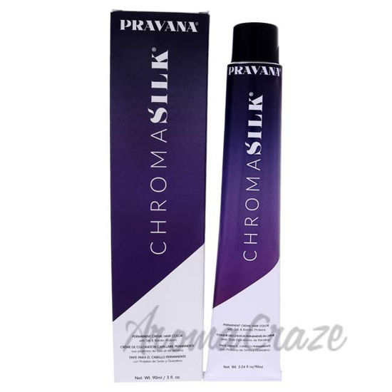 Picture of ChromaSilk Creme Hair Color - 4.3 Golden Brown by Pravana for Unisex - 3 oz