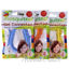 Picture of Get Connected Citronella Bracelet Set by Mosquitno for Kids - 3 Pc Bracelet Light Blue, Orange, Yellow