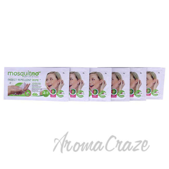 Picture of Insect Repellent Wipes by Mosquitno for Unisex - 6 Pc Wipes