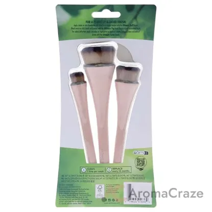 Picture of 360 Ultimate Blend Brush Kit by Ecotools for Women - 3 Pc Ultimate Buff Brush, Ultimate Pop Brush, Ultimate Cover Brush