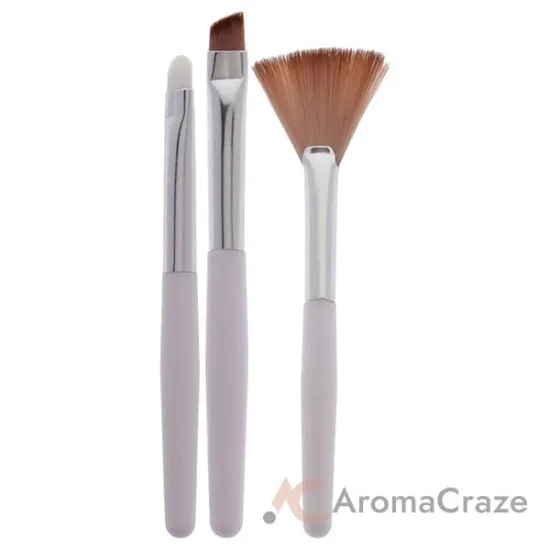 Picture of Salon Pro Brush Kit - 48709 by Sally Hansen for Women - 3 Pc Glitter Plus Gradient Brush, Clean-Up Brush, Fan Brush