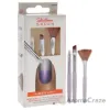 Picture of Salon Pro Brush Kit - 48709 by Sally Hansen for Women - 3 Pc Glitter Plus Gradient Brush, Clean-Up Brush, Fan Brush
