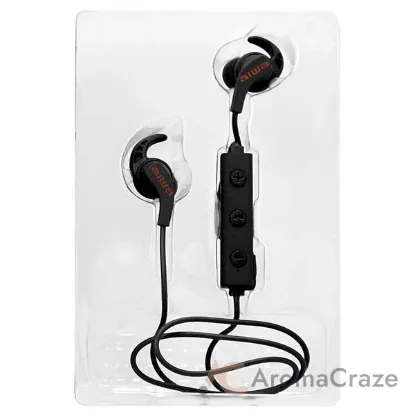 Picture of Aiwa Audio Sport In-Ear Wireless Earphones - Black by Aiwa for Unisex - 1 Pc Earbuds