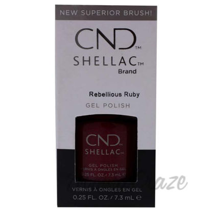 Picture of Shellac Nail Color - Rebellious Ruby by CND for Women - 0.25 oz