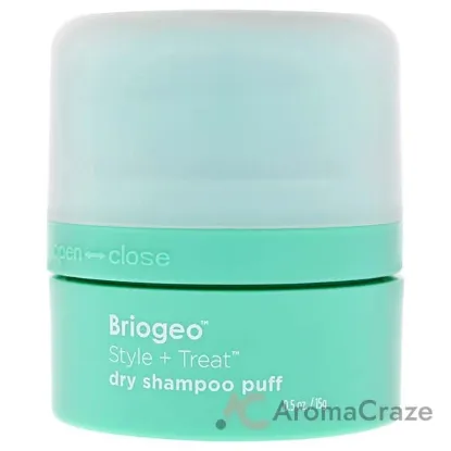 Picture of Style Plus Treat Dry Shampoo Puff Mattifying Powder - Tinted by Briogeo for Unisex - 0.5 oz Dry Shampoo