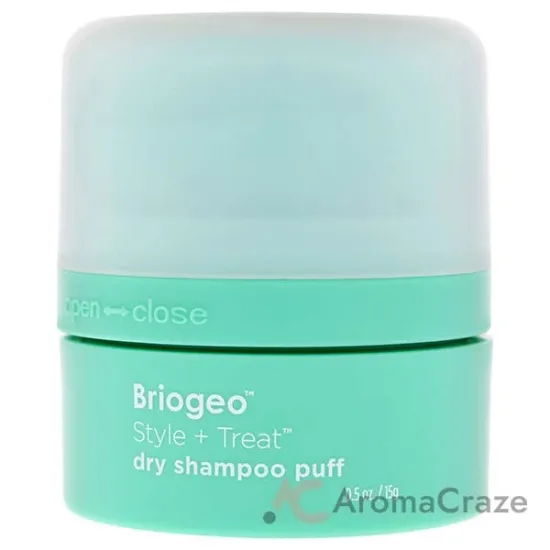 Picture of Style Plus Treat Dry Shampoo Puff Mattifying Powder - Tinted by Briogeo for Unisex - 0.5 oz Dry Shampoo