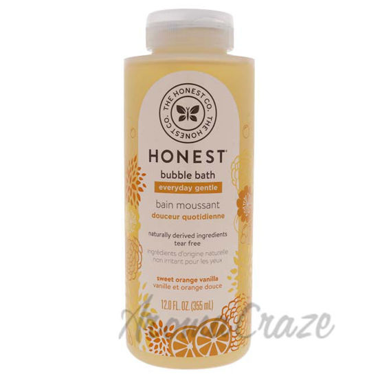 Picture of Bubble Bath Everyday Gentle - Sweet Orange Vanilla by Honest for Kids - 12 oz