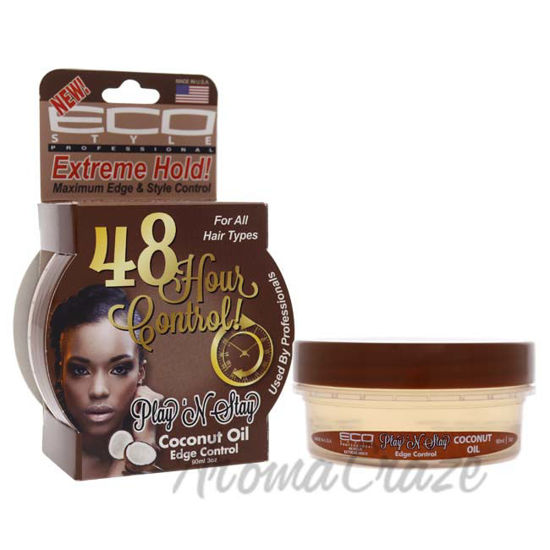 Picture of Playn Stay Edge Control Gel - Coconut Oil by Ecoco for Unisex - 3 oz