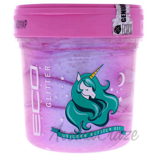 Picture of Eco Style Unicorn Glitter Gel by Ecoco for Unisex - 16 oz