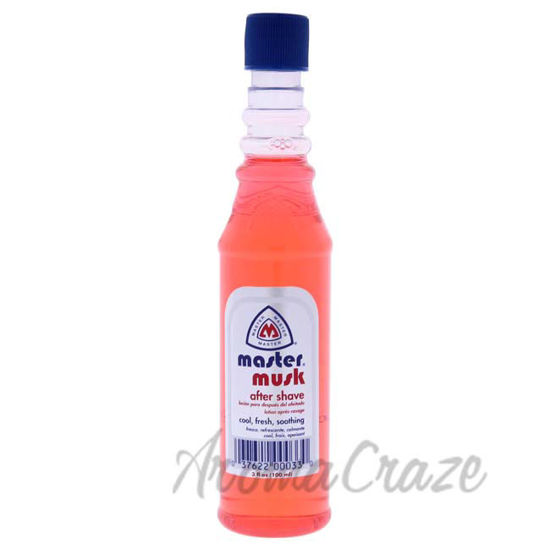 Picture of Red Musk After Shave Lotion by Master Well Comb for Men - 3 oz