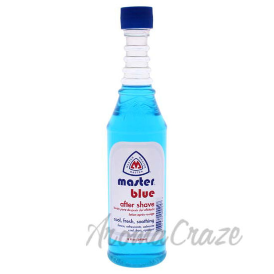 Picture of Blue After Shave Lotion by Master Well Comb for Men - 8 oz
